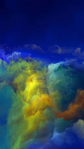 Visualisering av främmande atmosfär — Stockfoto