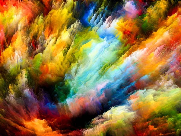 Hintergrund der Farbexplosion — Stockfoto