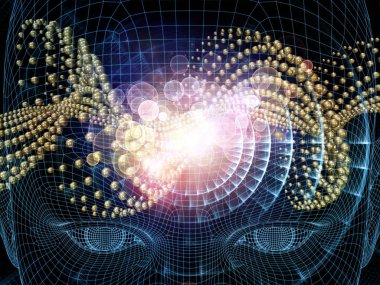 Zihin dalgalar arka plan