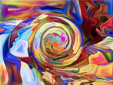 Renkli parçalanma arka plan