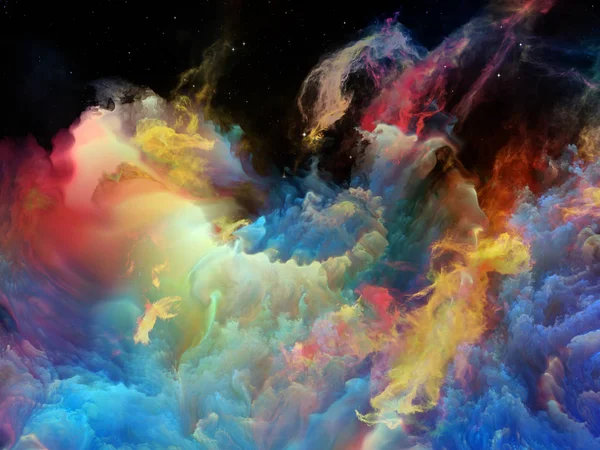 Delar av rymden Nebula — Stockfoto