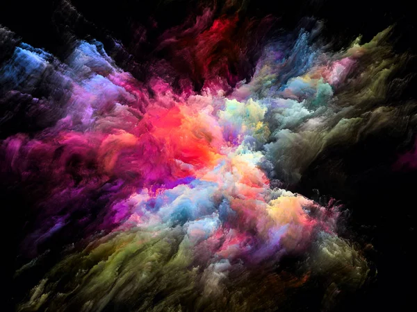 Färg explosion bakgrund — Stockfoto