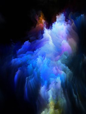 Fraktal müzik arka plan