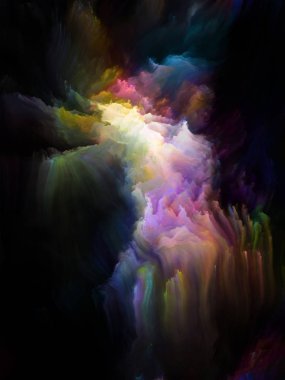 Fraktal müzik arka plan