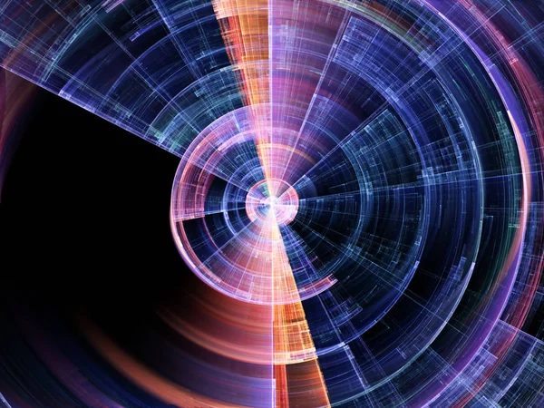 Visualization of Burst Rotation — Stock Photo, Image