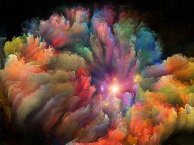 fraktal Bulutsusu arka plan