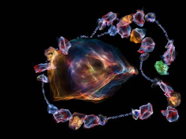 Kavramsal mücevher arka plan