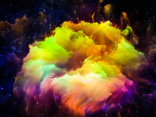 Огни межзвездных облаков — стоковое фото