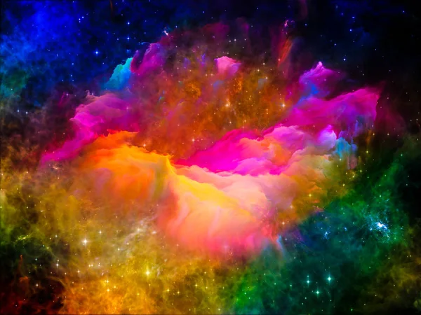 Bagliore di nuvole interstellari — Foto Stock