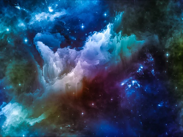 Virtual Interstellar Clouds — Stock Photo, Image