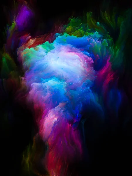 Colorful Fractal Brush — Stock Photo, Image