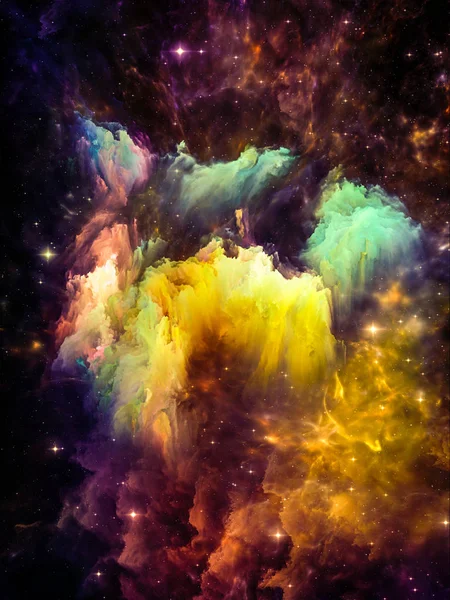 Lampor av interstellära moln — Stockfoto