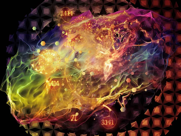 Magia da Visualização Matemática — Fotografia de Stock