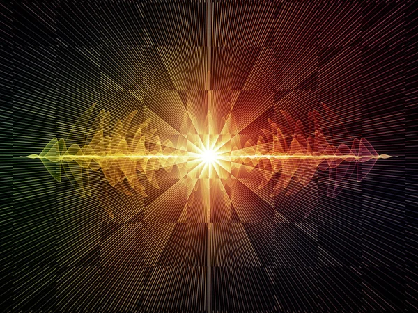 Conceptual Light Waves — Stock Photo, Image