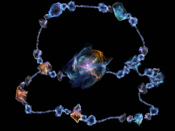 Virtual Jewels background — Stock Photo, Image