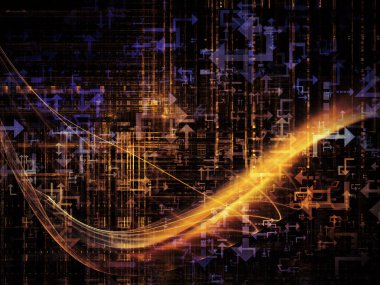 Sanal sembolleri arka plan