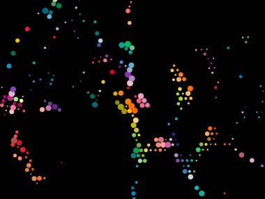 Canlı daire kompozisyon