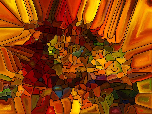 Virtual Stained Glass — Stock Photo, Image