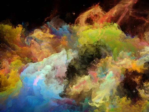 Nebulosa del Resplandor del Espacio — Foto de Stock