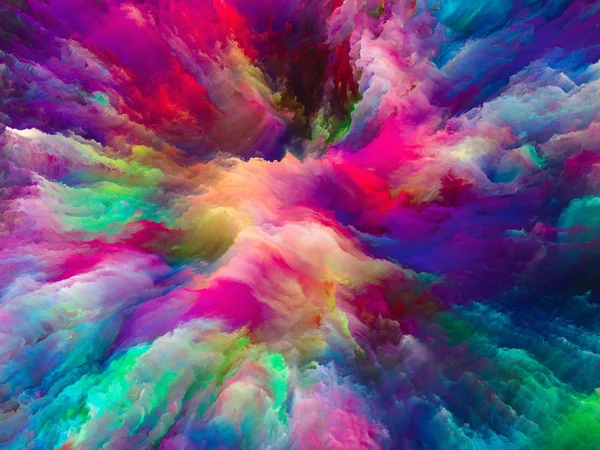 Processing Surreal Paint — Stock Photo, Image