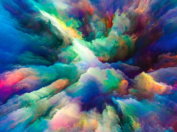 Energie surrealer Farbe — Stockfoto