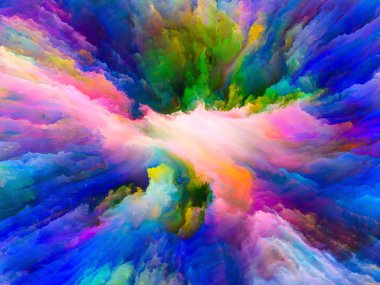 Yanılsama gerçeküstü boya