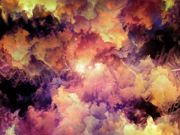 Gyorsulás a virtuális felhők — Stock Fotó