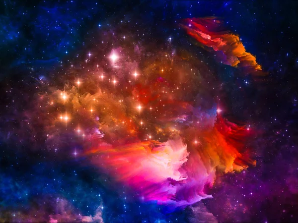 Virtual Interstellar Clouds — Stock Photo, Image