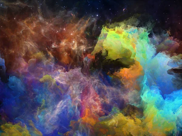 Elementos de la Nebulosa Espacial — Foto de Stock