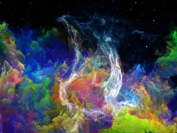 Synergies of Space Nebula — Stock Photo, Image