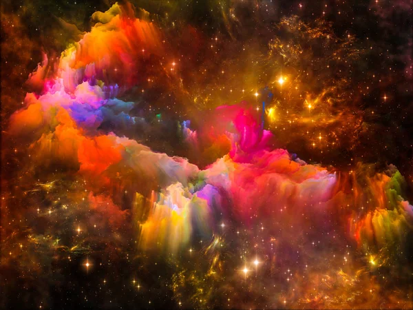 Energin i interstellära moln — Stockfoto