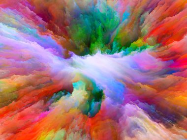 Yanılsama gerçeküstü boya