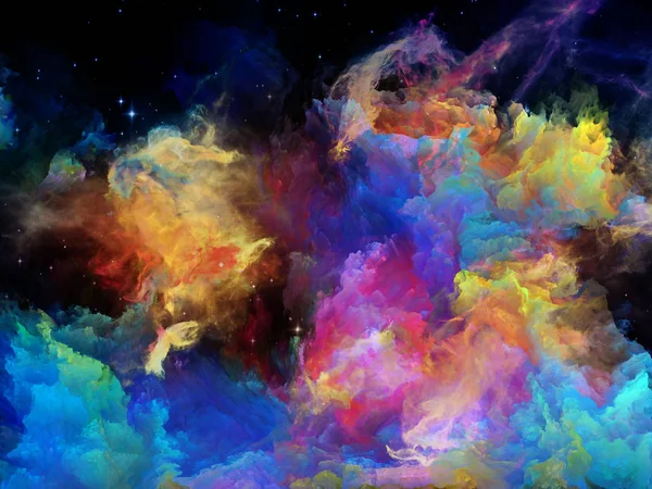 Visión de la nebulosa espacial —  Fotos de Stock