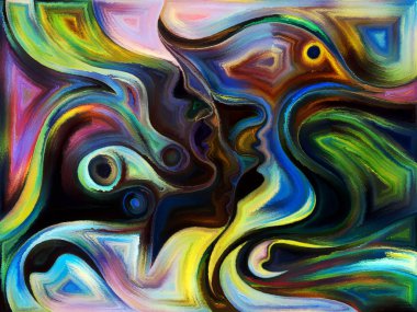 Renkli birlik arka plan