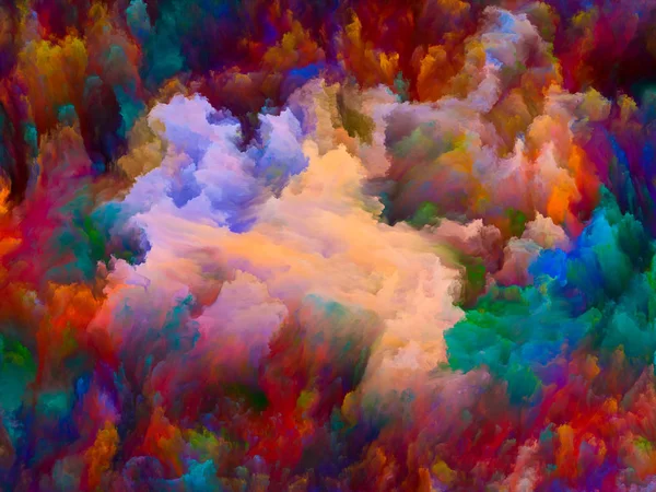 Visualisierung digitaler Farbe — Stockfoto