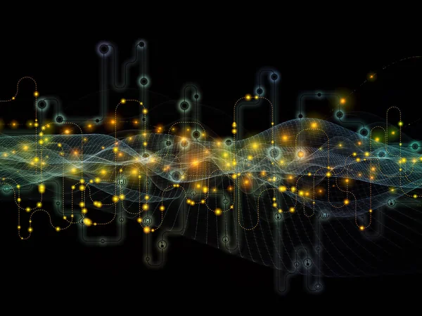 Data Flow Mechanism — Stock Photo, Image