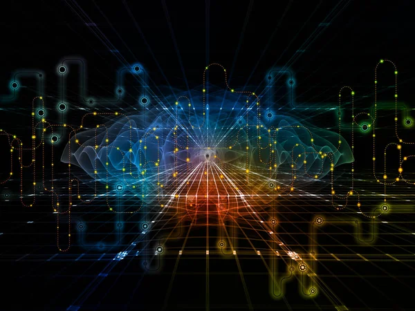 Corriente de flujo de datos — Foto de Stock