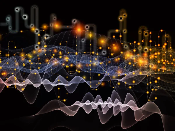 Virtualización de las transferencias de datos — Foto de Stock