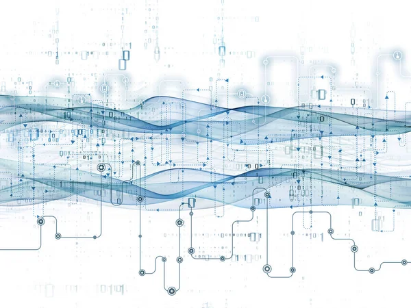 Transferencias virtuales de datos — Foto de Stock