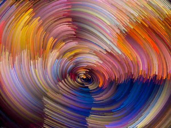 Kleur Vortex abstractie — Stockfoto