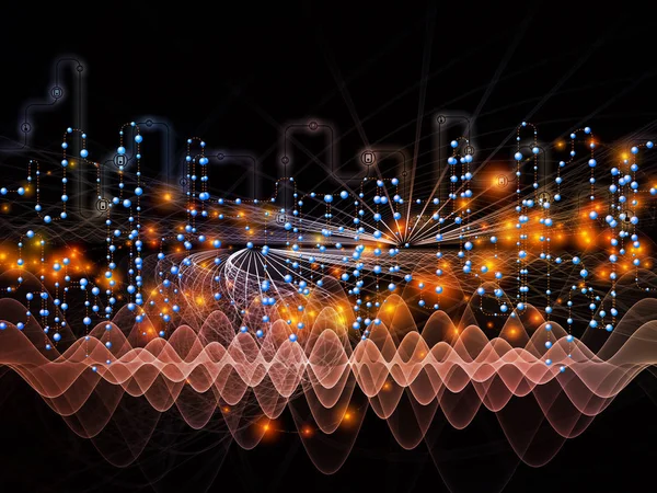 Futuro de las transferencias de datos —  Fotos de Stock