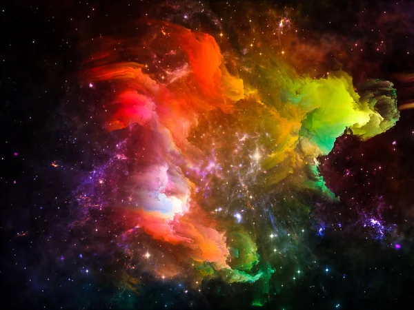 Synergien interstellarer Wolken — Stockfoto