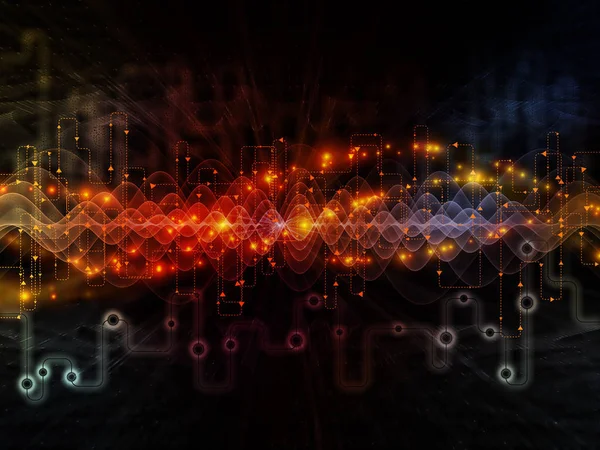 Perspectivas de las transferencias de datos — Foto de Stock