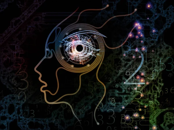 Paradigma van Machine bewustzijn — Stockfoto