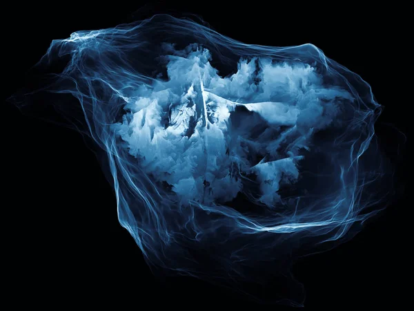 Візуалізація частинок розуму — стокове фото