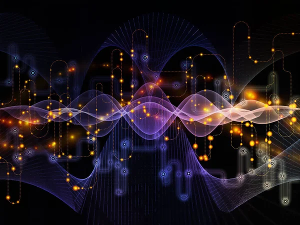 Aceleración de las transferencias de datos — Foto de Stock