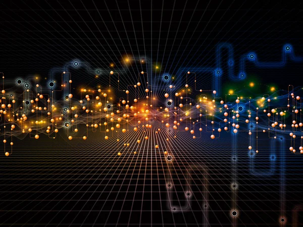 Velocidad de las transferencias de datos — Foto de Stock