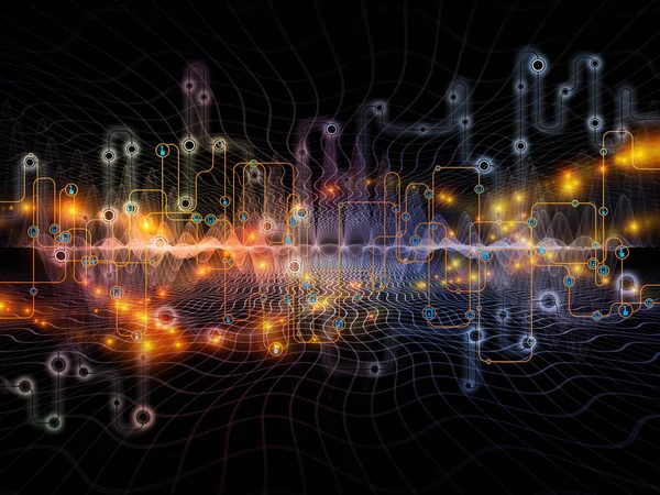 Sinergias de las transferencias de datos —  Fotos de Stock