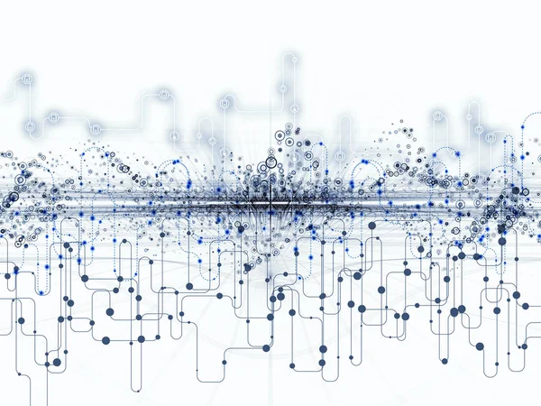 Konzeptionelle Datenübertragung — Stockfoto