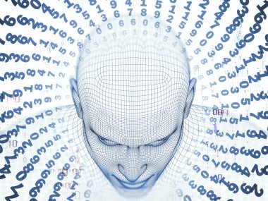 Dijital zihin kavramı görselleştirme